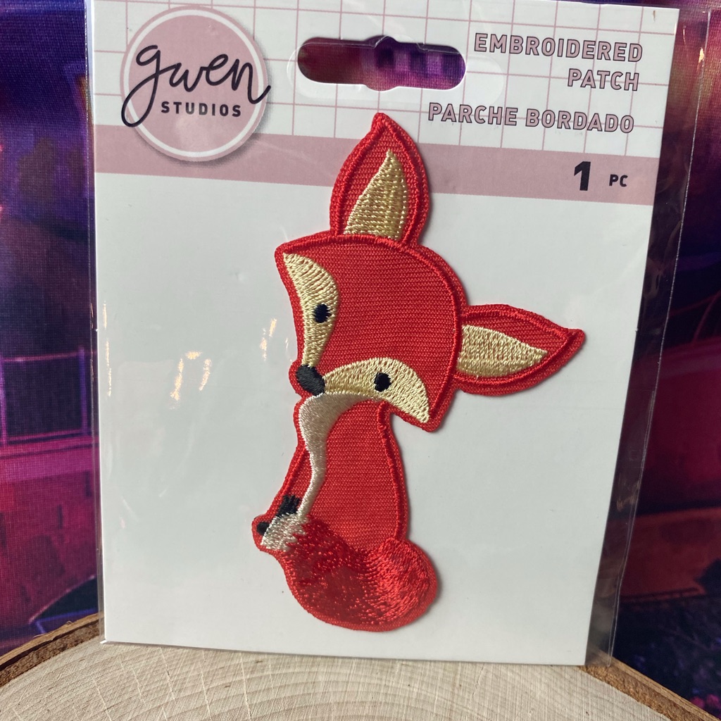 Fox Embroidered Patch Brand New